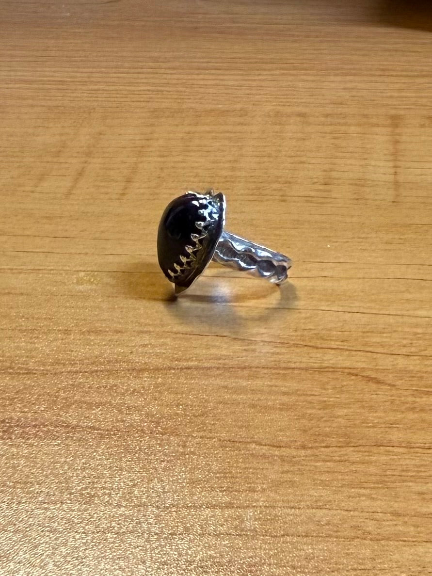 Sterling Silver Black Onyx Ring