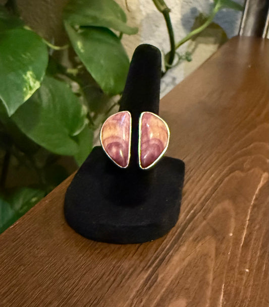 Sterling Silver Spiny Oyster Ring